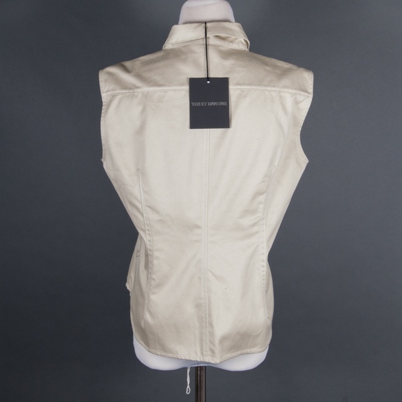 NEW Ter et Bantine Light Tan Sleeveless Shirt - Picture 6 of 8